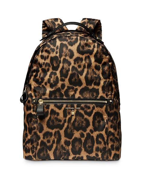 michael kors animal print backpack.